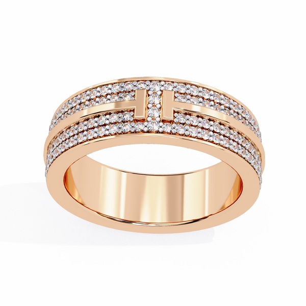 Micro Pave Wedding Banda