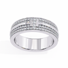 Micro Pave Wedding Banda