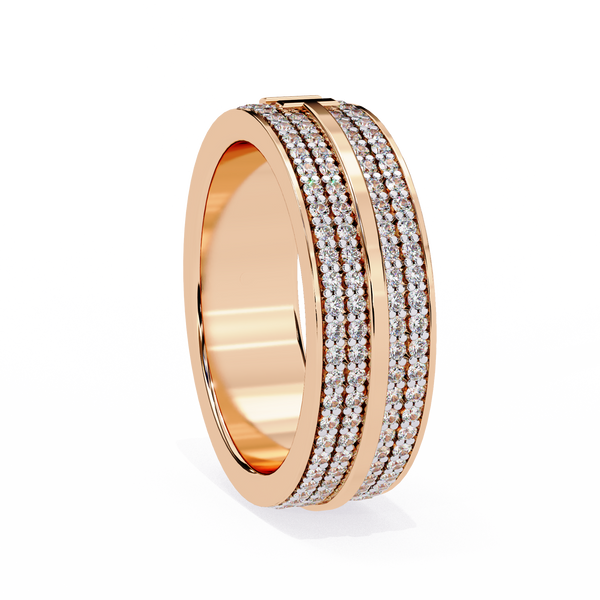 Micro Pave Wedding Banda