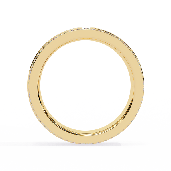 Micro Pave Wedding Banda