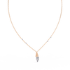 Natural Diamond Geometric Triangle Pendant