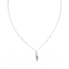 Natural Diamond Geometric Triangle Pendant
