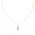 Natural Diamond Geometric Triangle Pendant