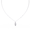 Natural Diamond Geometric Triangle Pendant