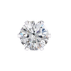 Rose Gold Four-Prong Solitaire Diamond Stud Earrings
