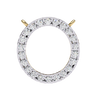 Natural Diamond Circle Pendant