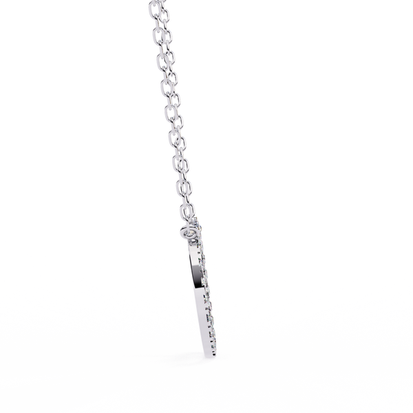 Natural Diamond Circle Pendant