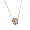Natural Diamond Round Cut Pendant