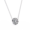 Natural Diamond Round Cut Pendant