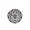 Natural Diamond Round Cut Pendant