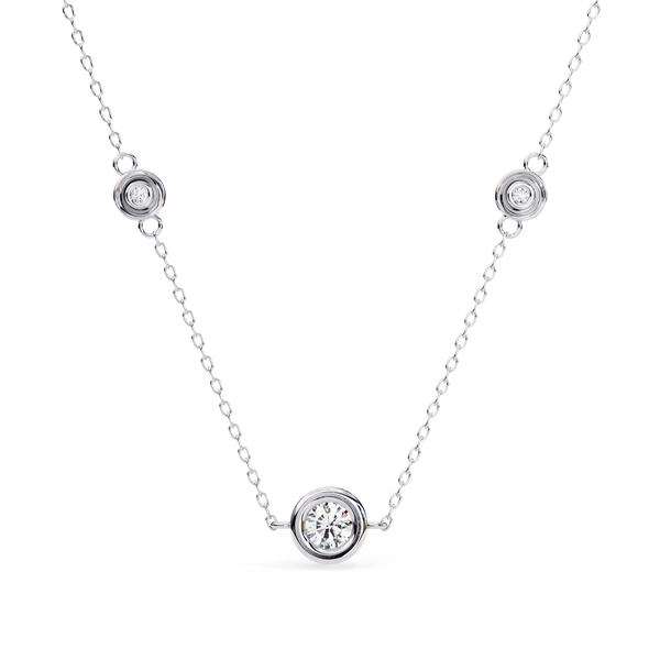 Natural Diamond Orbit Trio Pendant