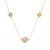 Natural Diamond Orbit Trio Pendant