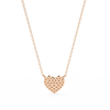 Natural Diamond Enchanted Heart Pendant