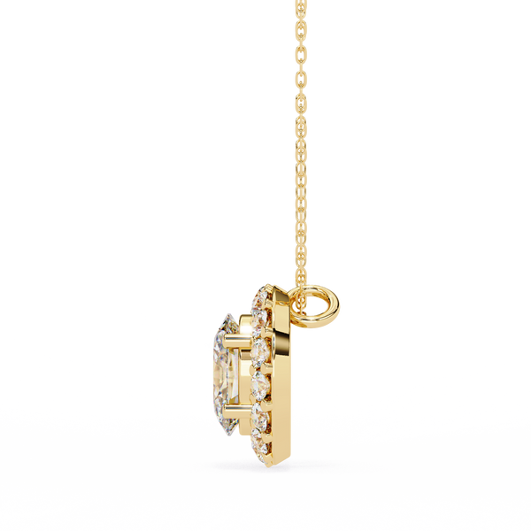 Natural Diamond Lumineux Oval Pendant