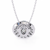 Natural Diamond Lumineux Oval Pendant