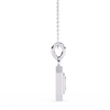 Natural Diamond Empire Halo Pendant