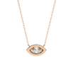 Marquise-Cut Evil Eye Natural Diamond Pendant