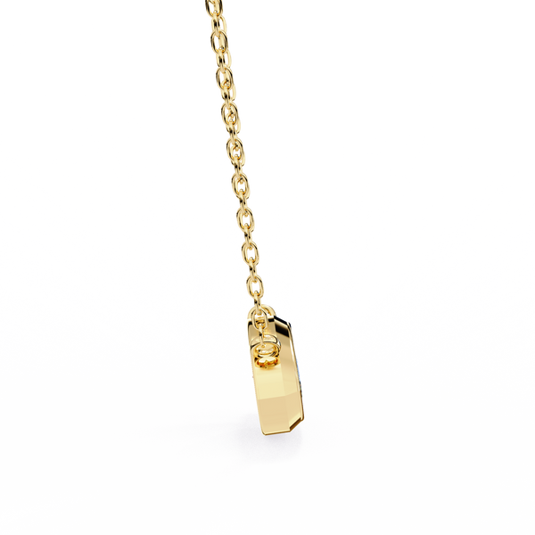 Marquise-Cut Evil Eye Natural Diamond Pendant