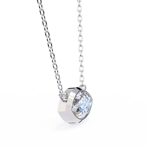 Marquise-Cut Evil Eye Natural Diamond Pendant