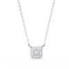 Natural Diamond Halo Luxe Pendant