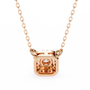 Natural Diamond Halo Luxe Pendant