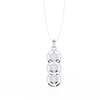 Three Round shape Diamond Pendant