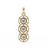 Three Round shape Diamond Pendant