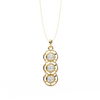 Three Round shape Diamond Pendant