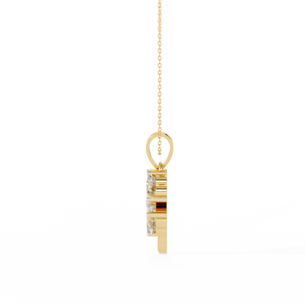 Lucky Bloom Diamond Pendant