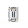 Emerald Cut Diamond Stud Earrings