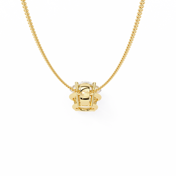Pear Cut Diamond Solitaire Pendant