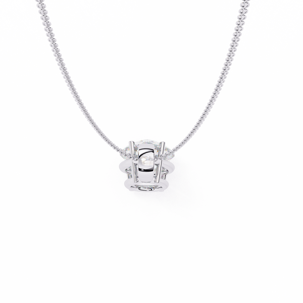 Pear Cut Diamond Solitaire Pendant