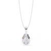 Pear Cut Diamond Solitaire Pendant