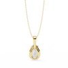 Pear Cut Diamond Solitaire Pendant