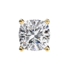 Cushion-Cut Natural Diamond Stud Earrings