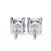 Cushion-Cut Natural Diamond Stud Earrings