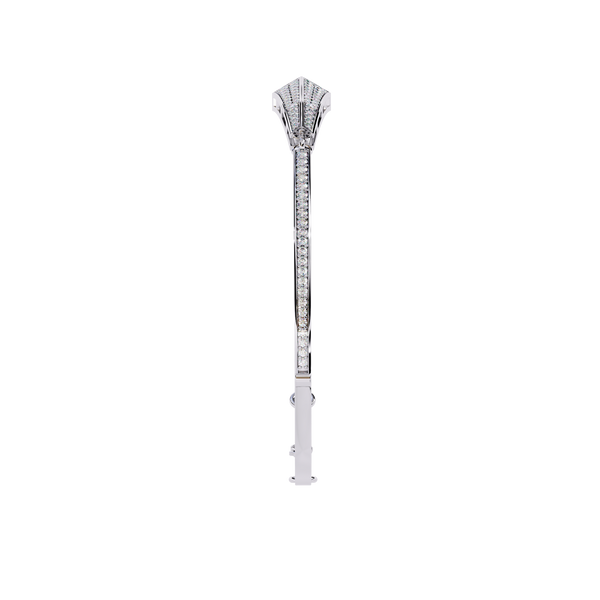 White Gold Pavé Arrowhead Diamond Bracelet