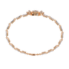 Rose Gold Stella Princess Star Diamond Bracelet