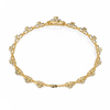 Yellow Gold Orbis Circle Station Diamond Bracelet