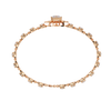 Rose Gold Baroque Princess Diamond Bracelet