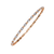 Rose Gold Baguette & Round Alternating Link Diamond Bracelet