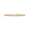 Yellow Gold Classic Four-Prong Tennis Bracelet