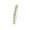 Yellow Gold Pavé Cushion Mariner Link Bracelet