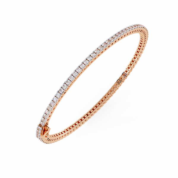 Natural Diamond Tennis Bracelet