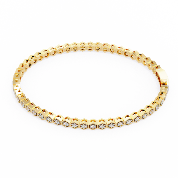 Classic Round Diamond Tennis Bracelet