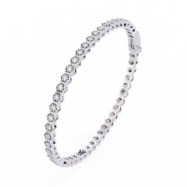 Classic Round Diamond Tennis Bracelet