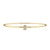 Minimalist Diamond Gold Bangle Bracelet