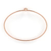 Minimalist Diamond Gold Bangle Bracelet
