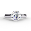 White Gold Round Diamond Solitaire Engagement Ring
