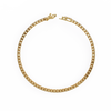 Yellow Gold Wide-Claw Round Diamond Tennis Bracelet